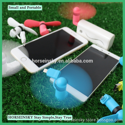 Portable Flexible USB Mini Fan for Power Bank and Laptop Small USB Fan for Outdoor Camping